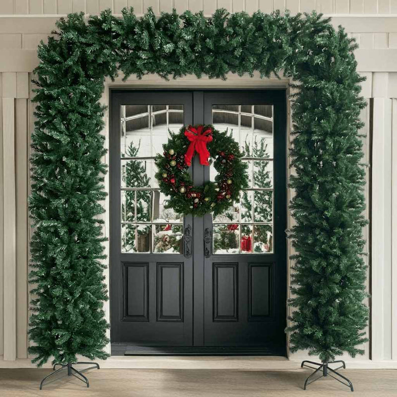 vidaXL Christmas Tree Arch Green 240 cm