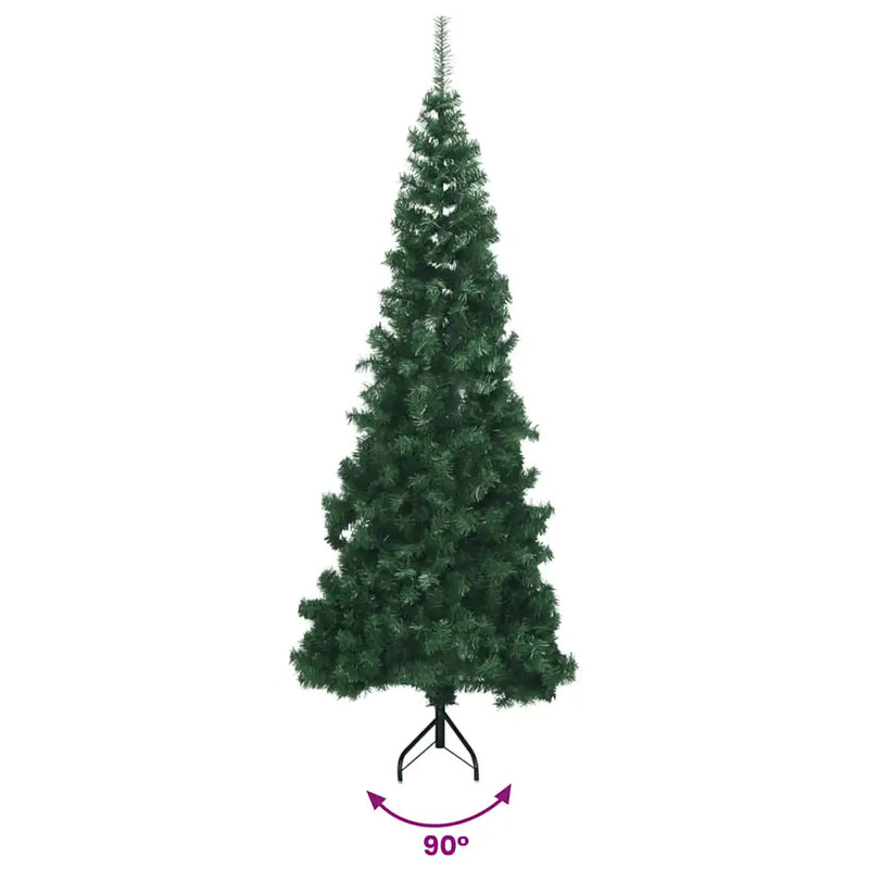 Corner Artificial Christmas Tree Green 180 cm PVC