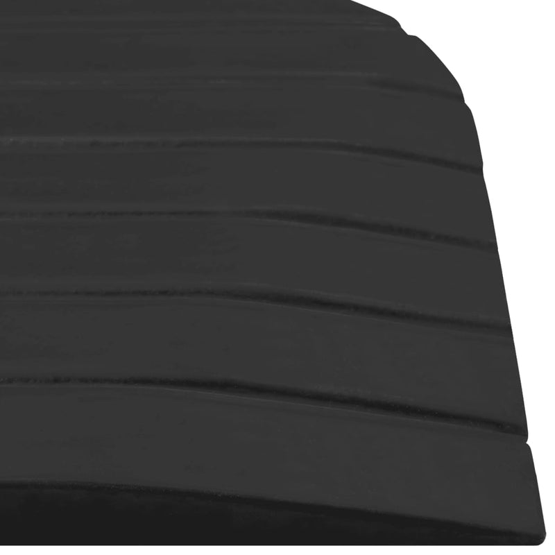 vidaXL Threshold Ramps 2 pcs 110x21x2.5 cm Rubber