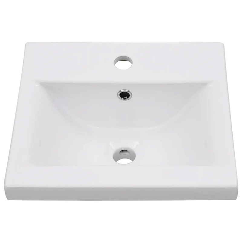 Bathroom Furniture Set White Engineered Wood