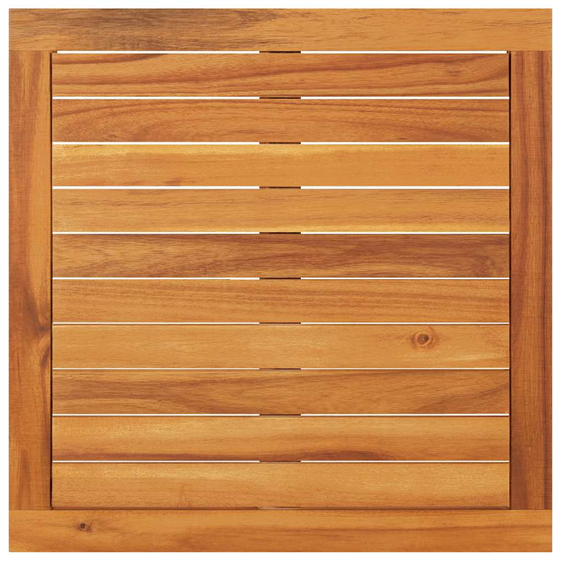 vidaXL Garden Table 64x64x29 cm Solid Acacia Wood
