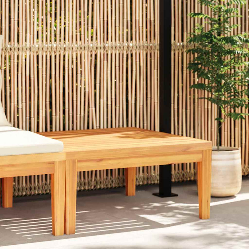 vidaXL Garden Table 64x64x29 cm Solid Acacia Wood
