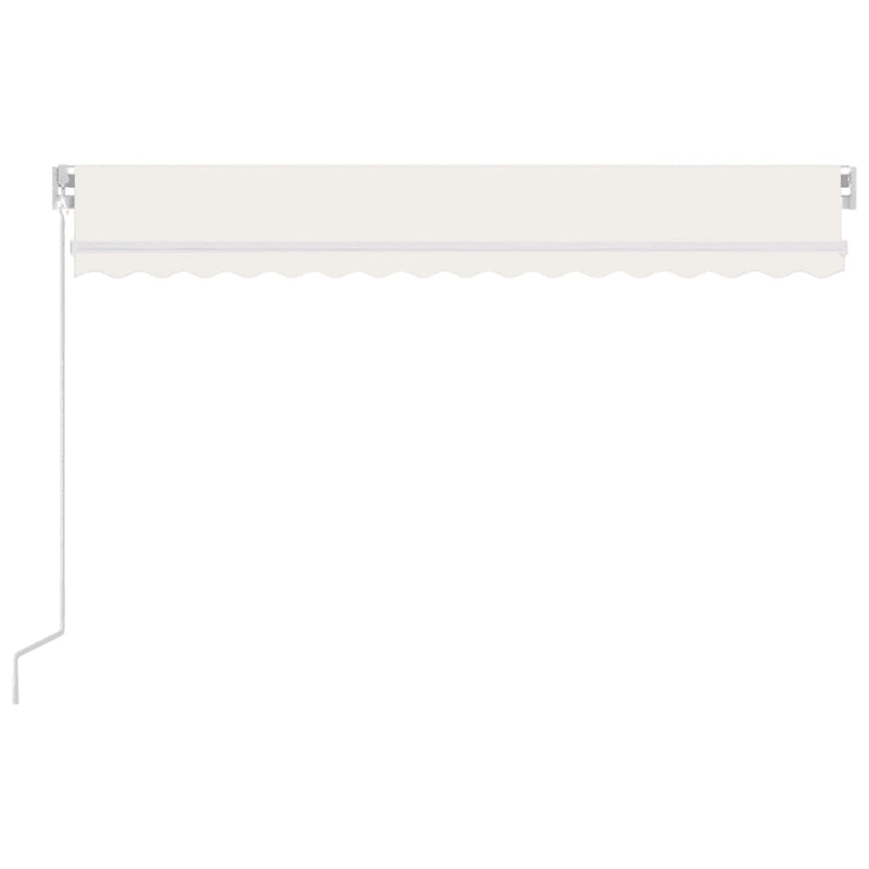 Manual Retractable Awning 450x300 cm Cream
