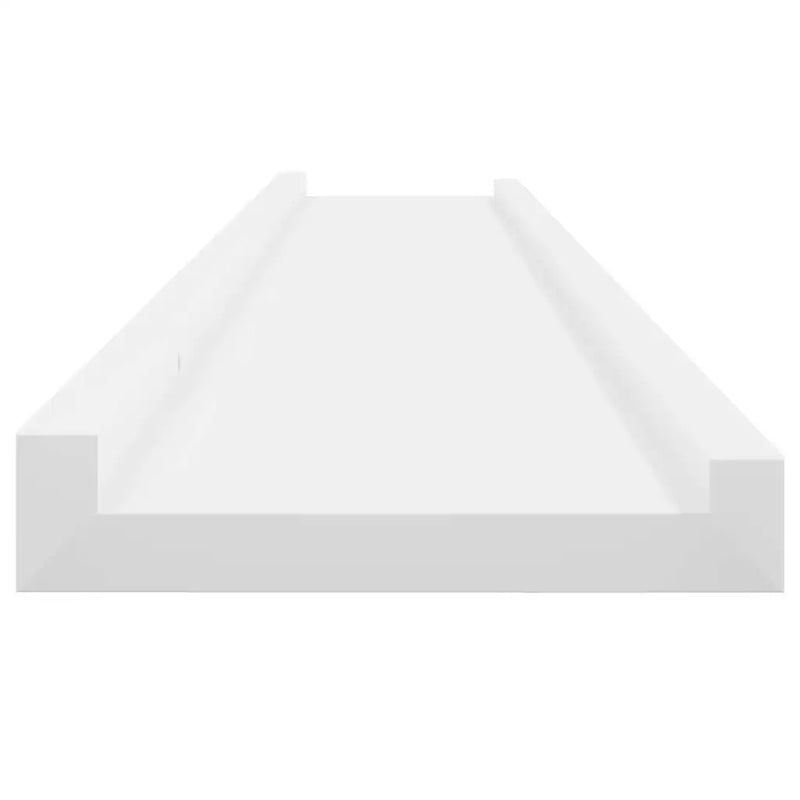 Wall Shelves 2 pcs White 100x9x3 cm