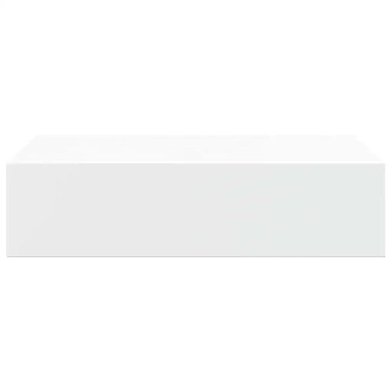 Wall-mounted Drawer Shelf White 40x23.5x10cm MDF