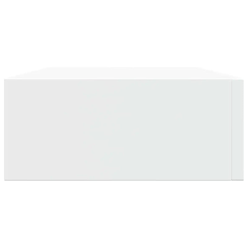 Wall-mounted Drawer Shelf White 40x23.5x10cm MDF