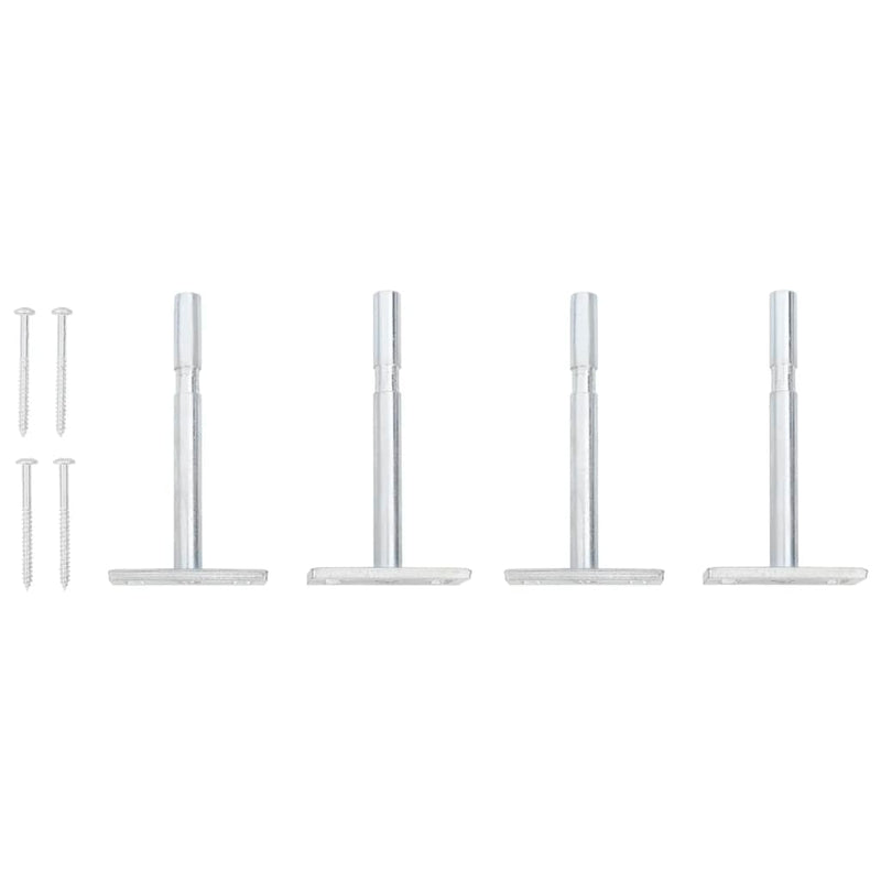 vidaXL Wall-mounted Drawer Shelves 2 pcs White 40x23.5x10 cm MDF