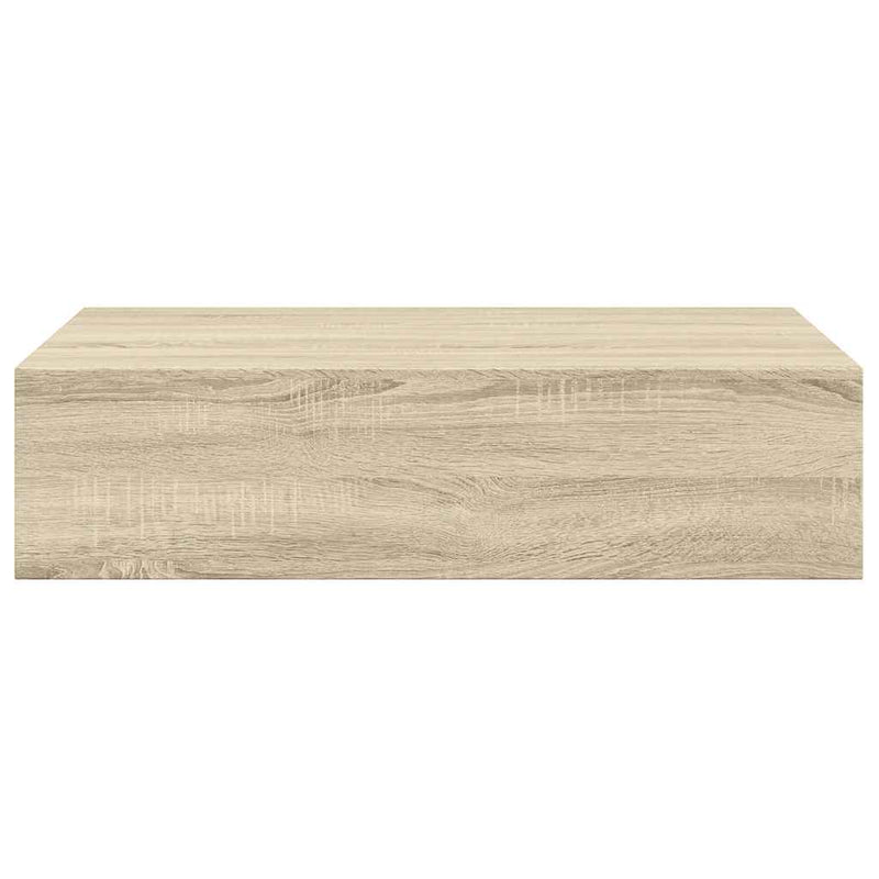 vidaXL Wall-mounted Drawer Shelf Oak 40x23.5x10cm MDF