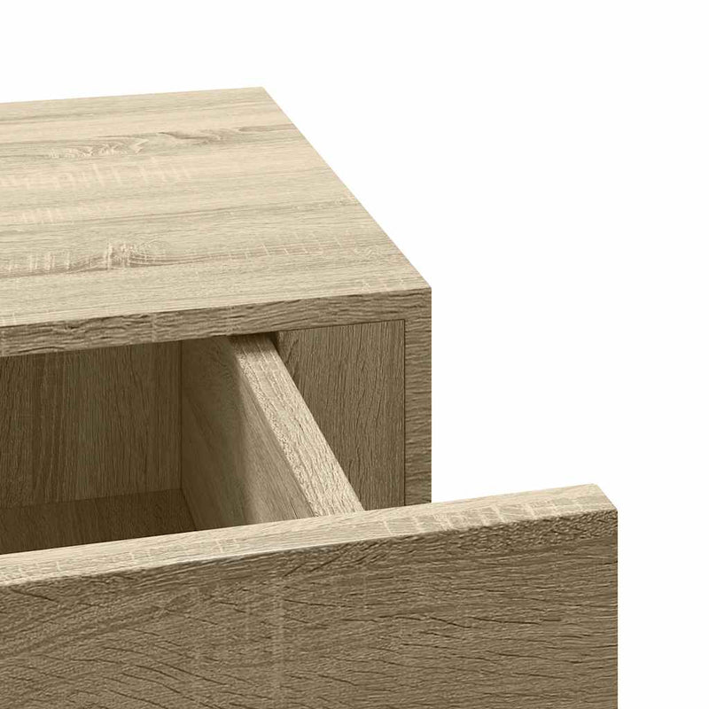 vidaXL Wall-mounted Drawer Shelf Oak 40x23.5x10cm MDF