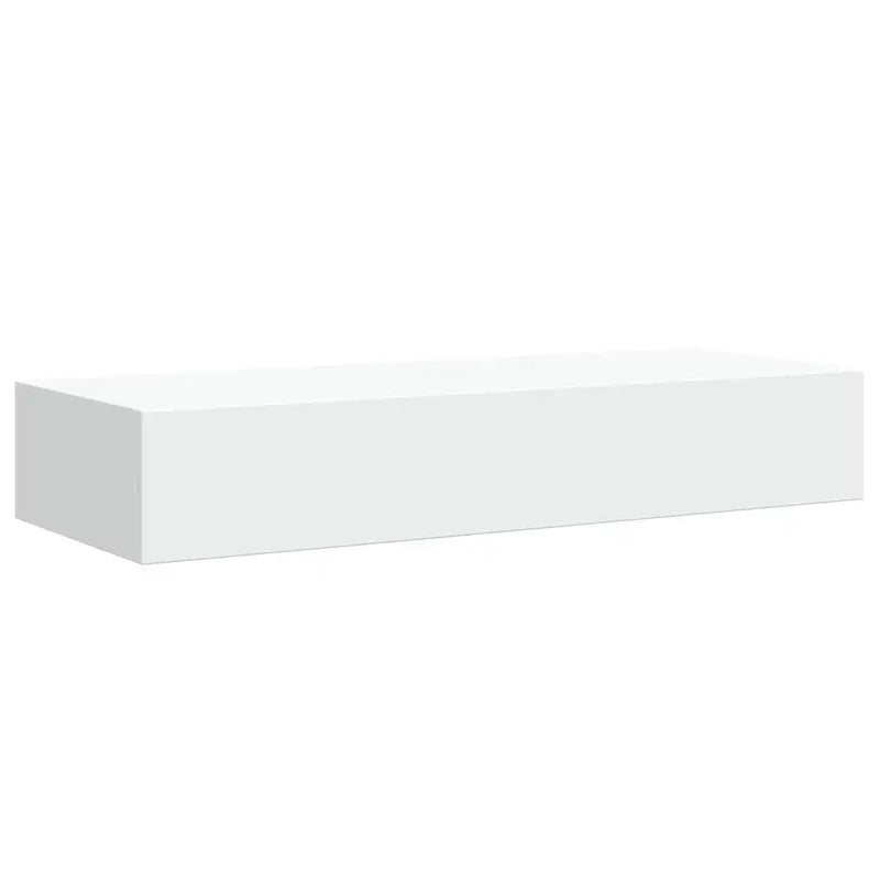 Wall-mounted Drawer Shelf White 60x23.5x10 cm MDF
