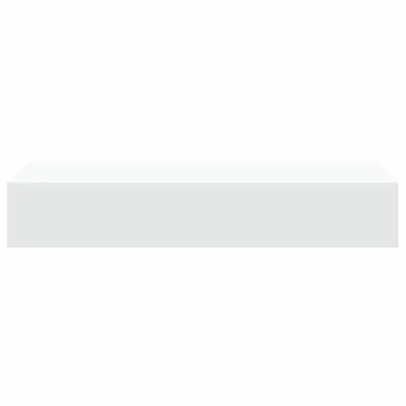 Wall-mounted Drawer Shelf White 60x23.5x10 cm MDF
