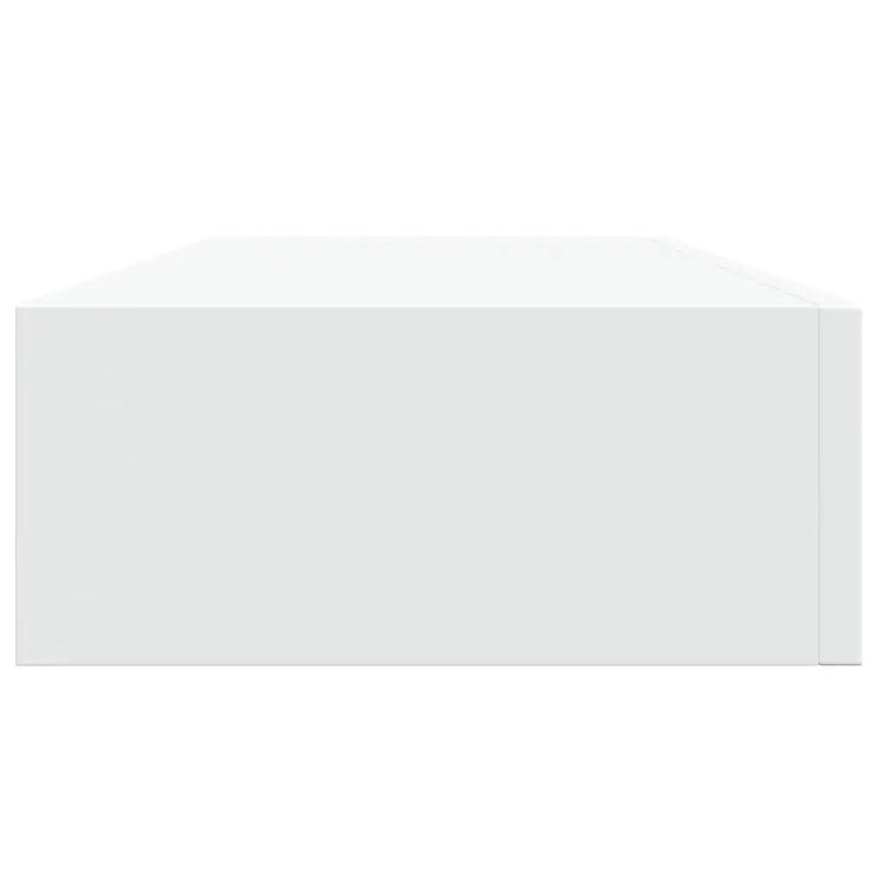 Wall-mounted Drawer Shelf White 60x23.5x10 cm MDF