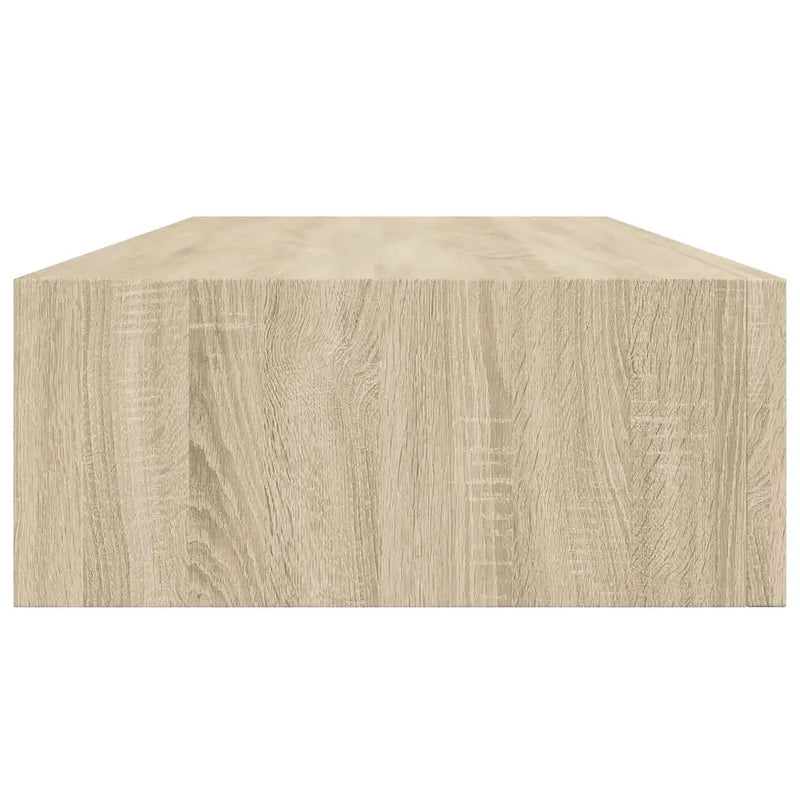 Wall-mounted Drawer Shelves 2 pcs Oak 60x23.5x10cm MDF