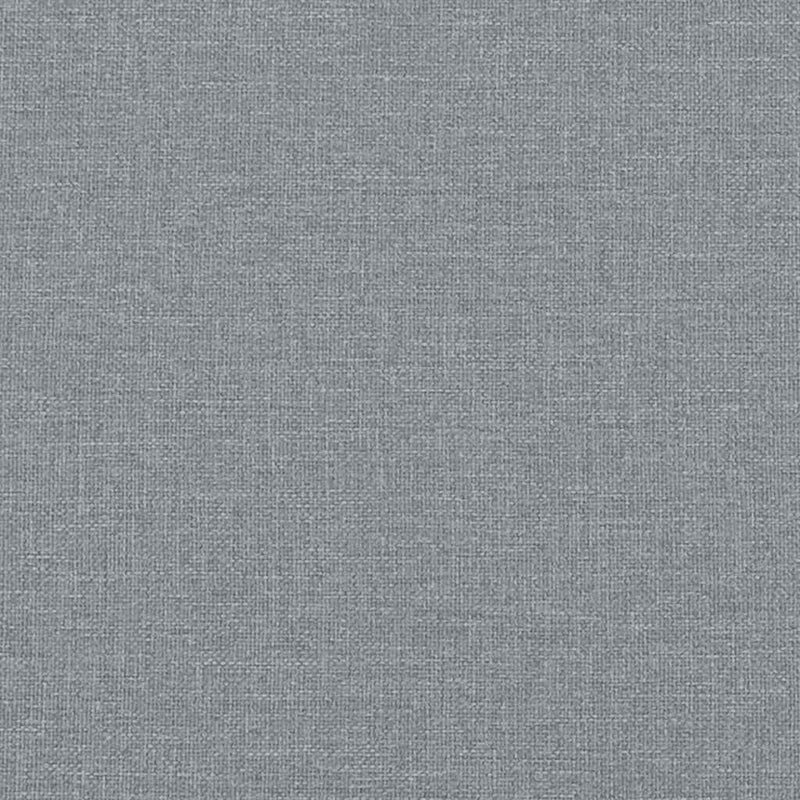 vidaXL Rocking Chair with a Stool Light Grey Fabric