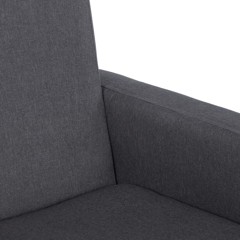 vidaXL Rocking Chair Dark Grey Fabric