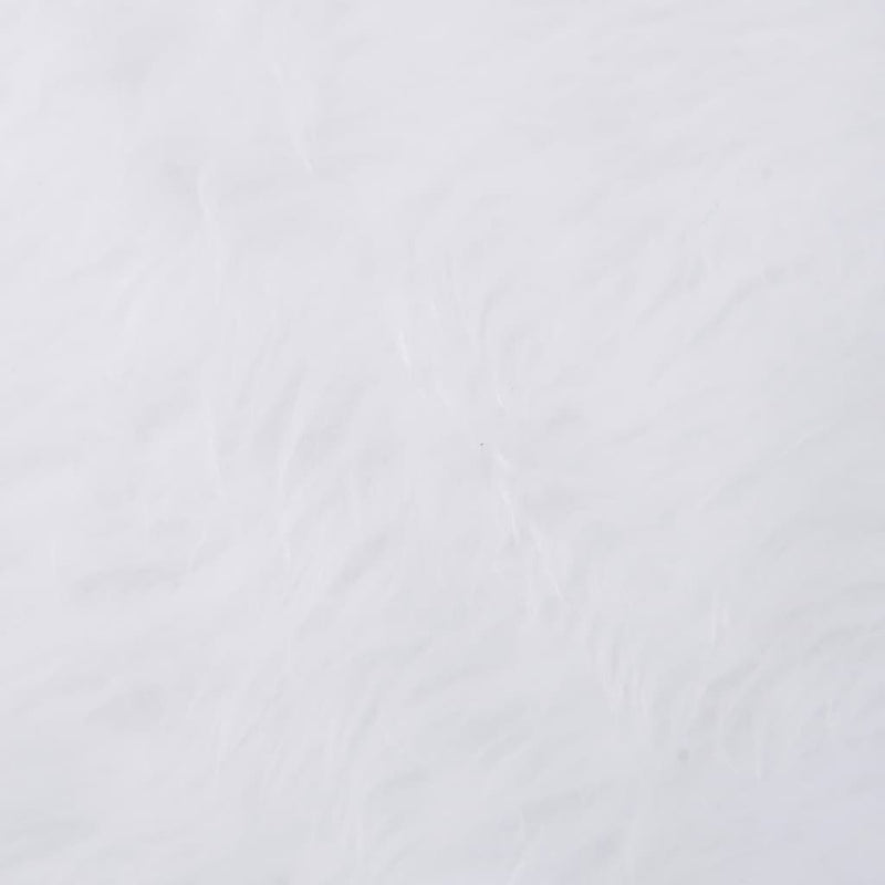vidaXL Christmas Tree Skirt White 122 cm Faux Fur
