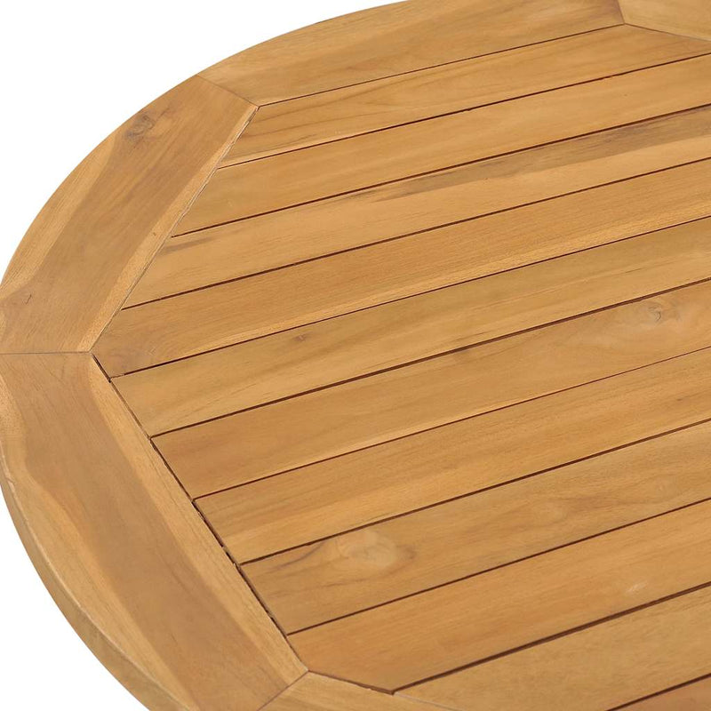 vidaXL 5 Piece Garden Dining Set Solid Wood Teak
