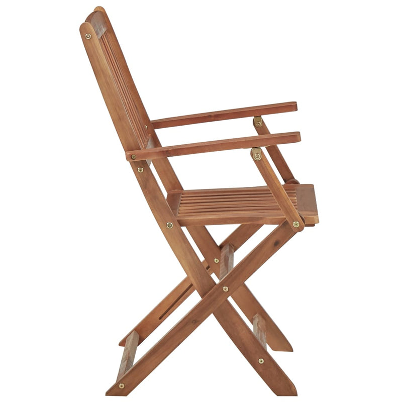 vidaXL Folding Outdoor Chairs 6 pcs Solid Acacia Wood