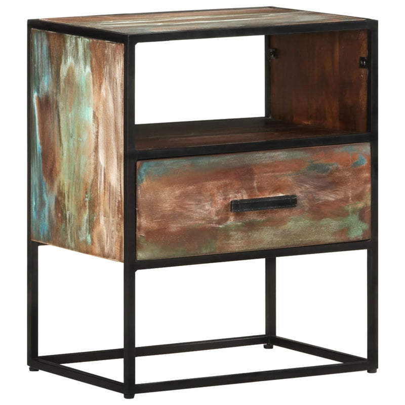 vidaXL Bed Cabinet 40x30x50 cm Solid Reclaimed Wood