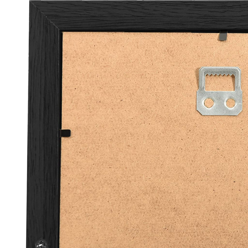 vidaXL Collage Photo Frame for Picture 10 pcs 10x15 cm Black MDF