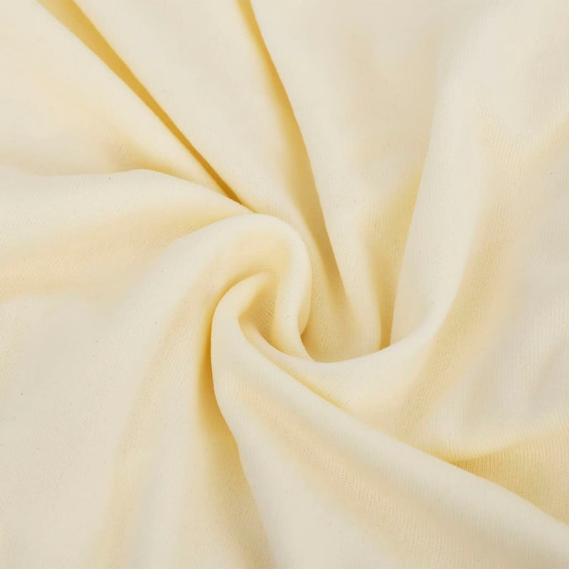 vidaXL 2-Seater Stretch Couch Slipcover Cream Polyester Jersey