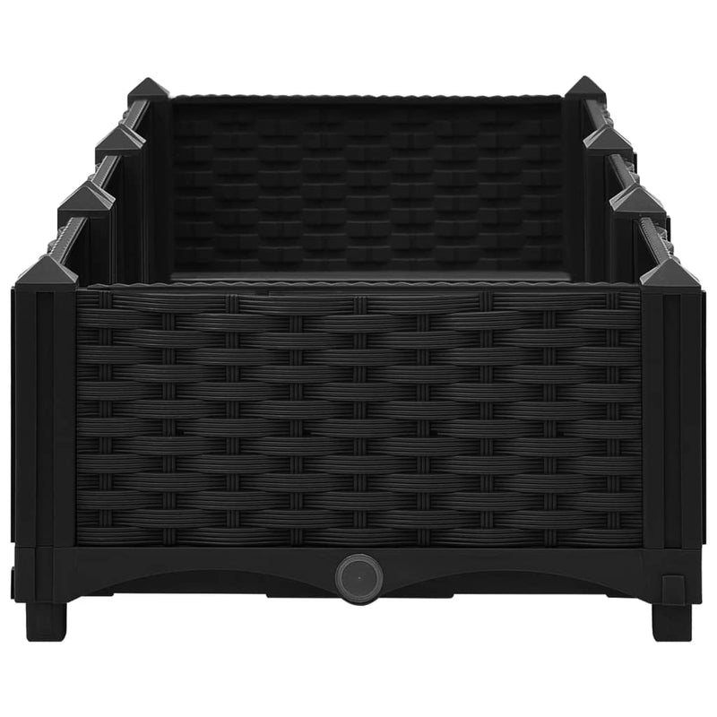 vidaXL Raised Bed 120x40x23 cm Polypropylene