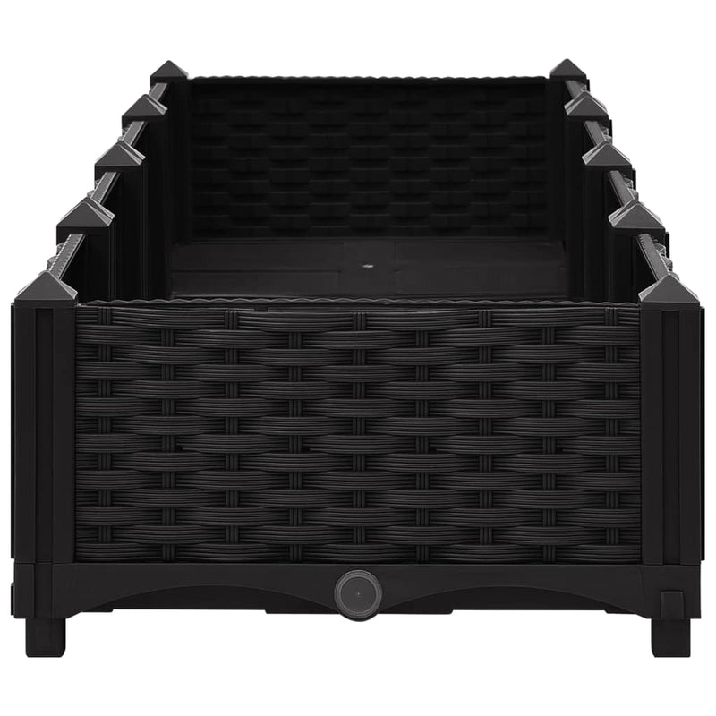 vidaXL Raised Bed 160x40x23 cm Polypropylene