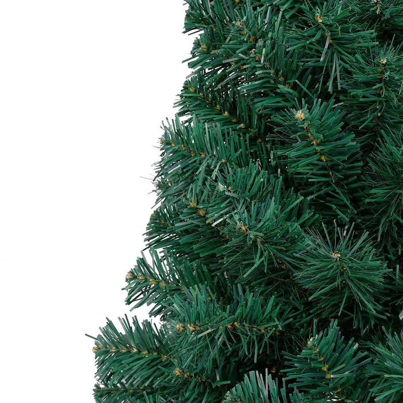 Artificial Half Pre-lit Christmas Tree with St& Green 210 cm