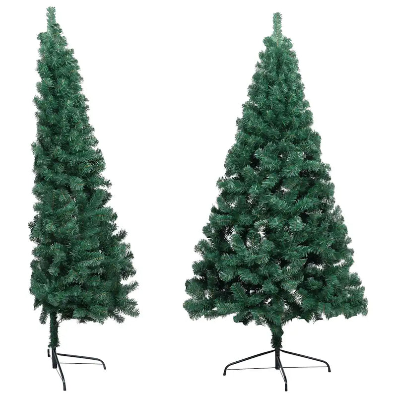 Artificial Half Pre-lit Christmas Tree with St& Green 240 cm