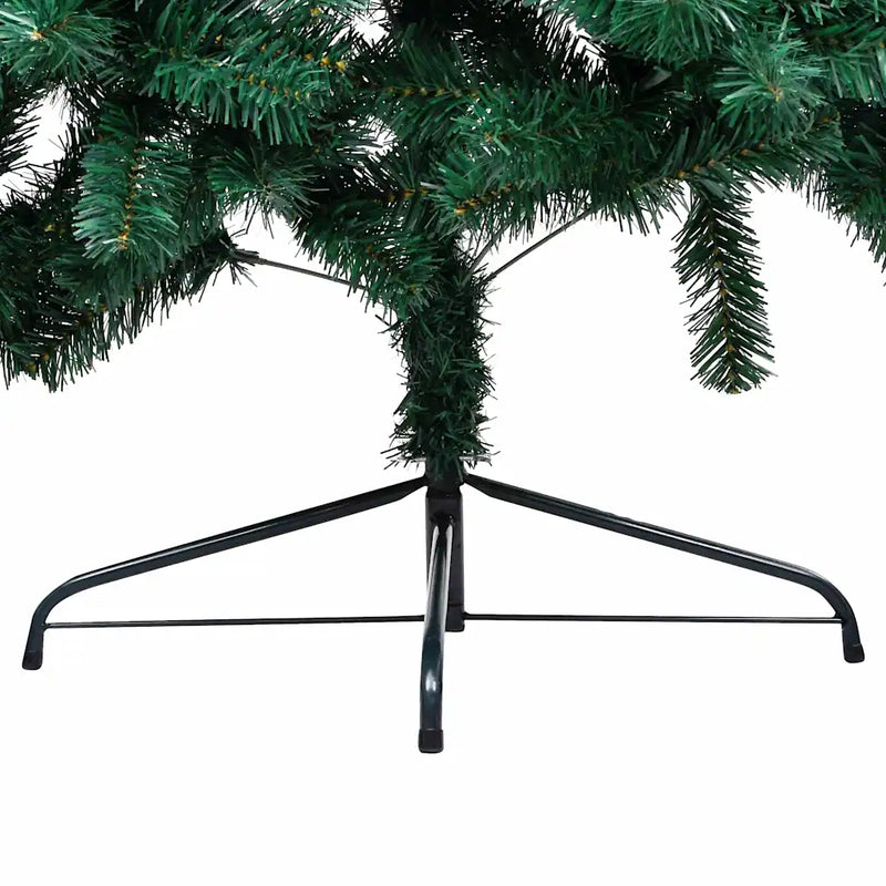 Artificial Half Pre-lit Christmas Tree with St& Green 240 cm