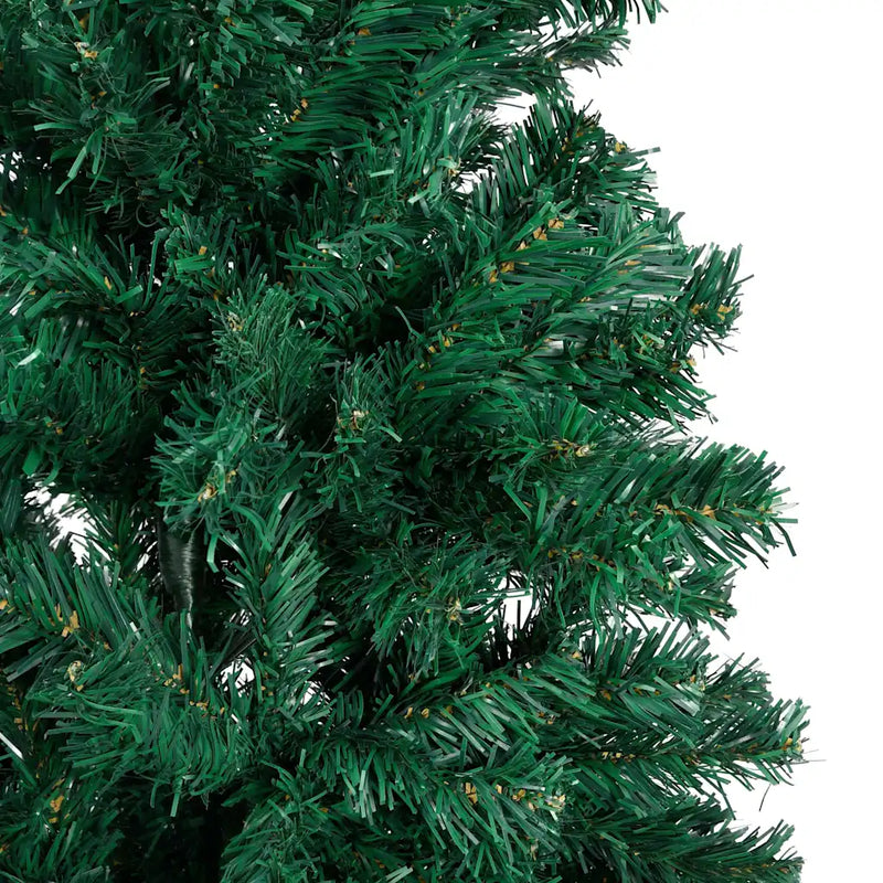 Artificial Pre-lit Christmas Tree Thick Branches Green 120 cm
