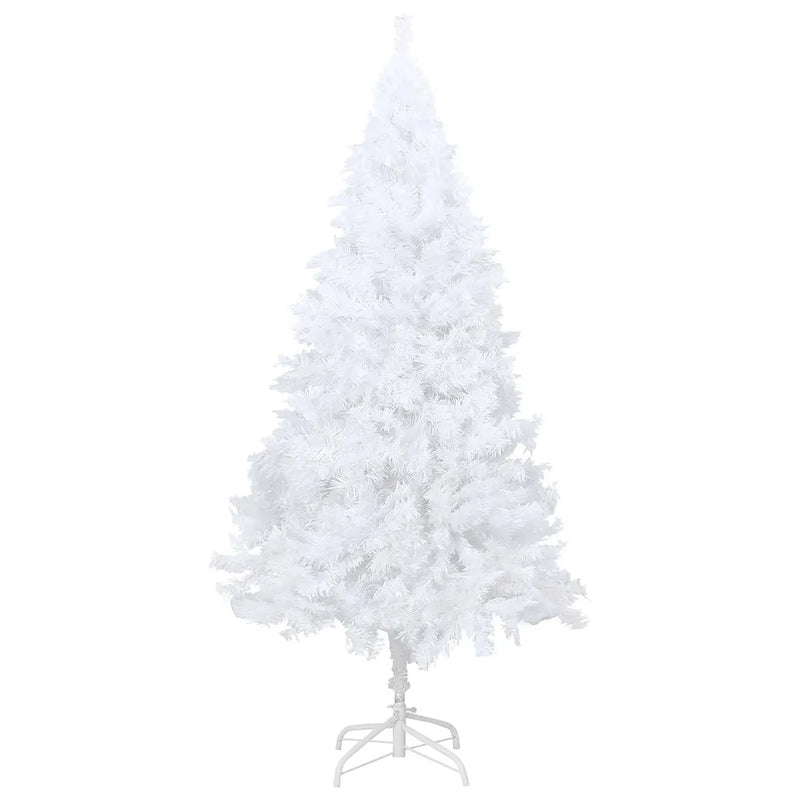 Artificial Pre-lit Christmas Tree Thick Branches White 120 cm
