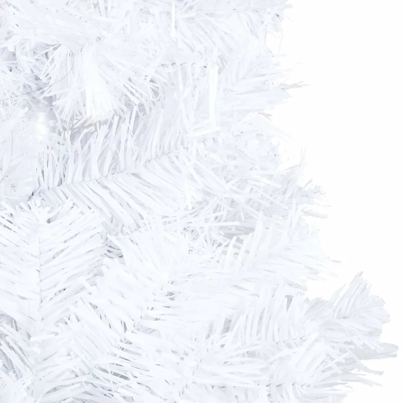 Artificial Pre-lit Christmas Tree Thick Branches White 120 cm