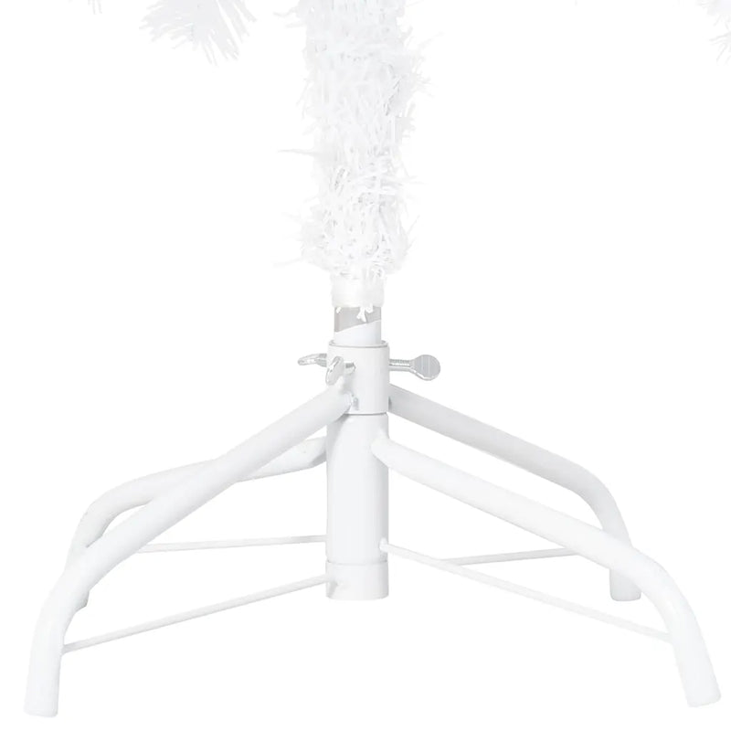 Artificial Pre-lit Christmas Tree Thick Branches White 120 cm