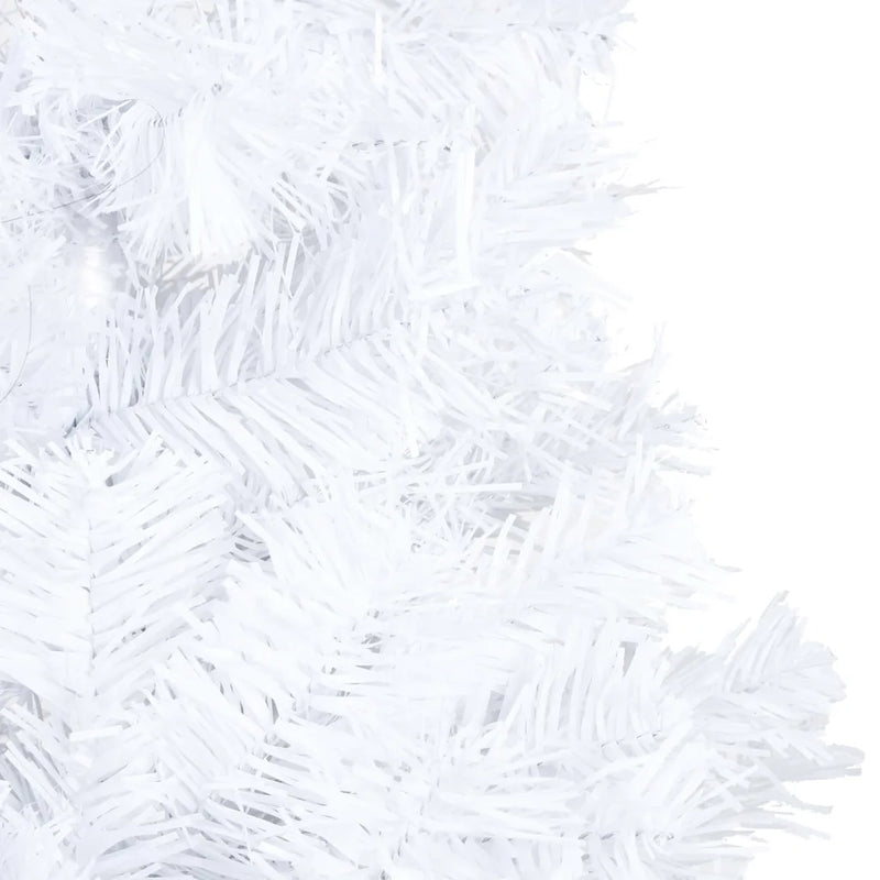 Artificial Pre-lit Christmas Tree Thick Branches White 180 cm