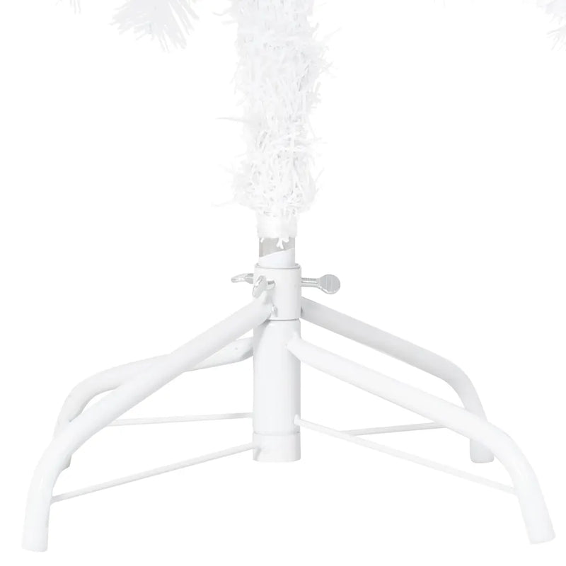 Artificial Pre-lit Christmas Tree Thick Branches White 180 cm