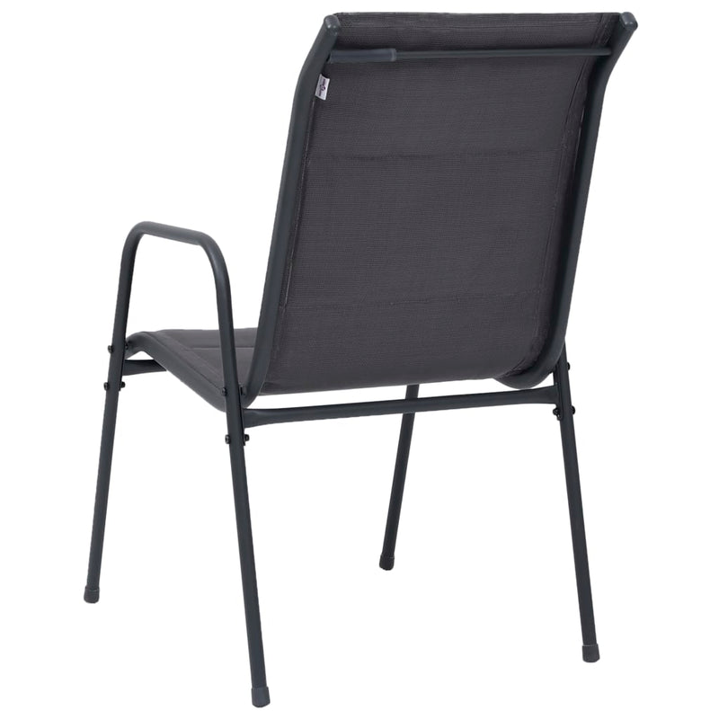 vidaXL 3 Piece Outdoor Dining Set Steel Anthracite