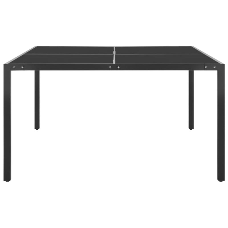 vidaXL 9 Piece Outdoor Dining Set Steel