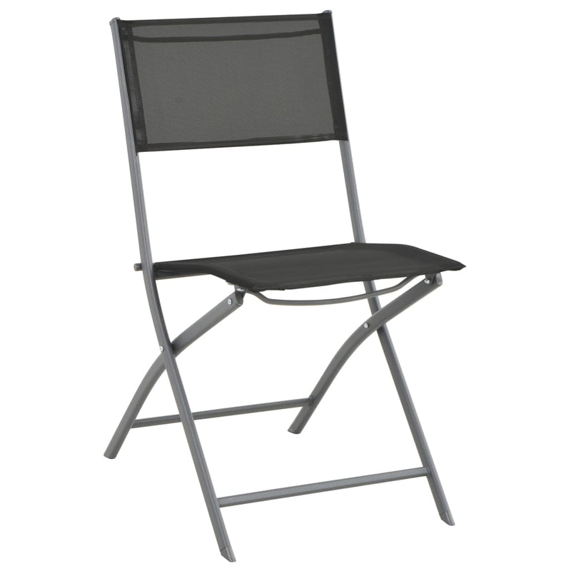 vidaXL 9 Piece Outdoor Dining Set Steel