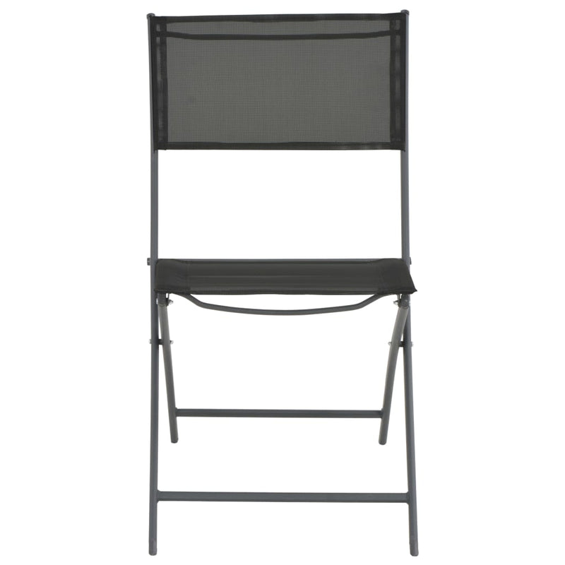 vidaXL 9 Piece Outdoor Dining Set Steel