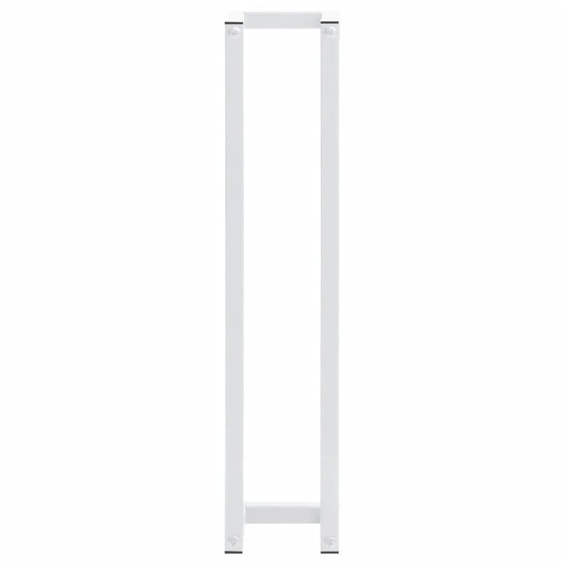 vidaXL Towel Rack White 12.5x12.5x60 cm Steel