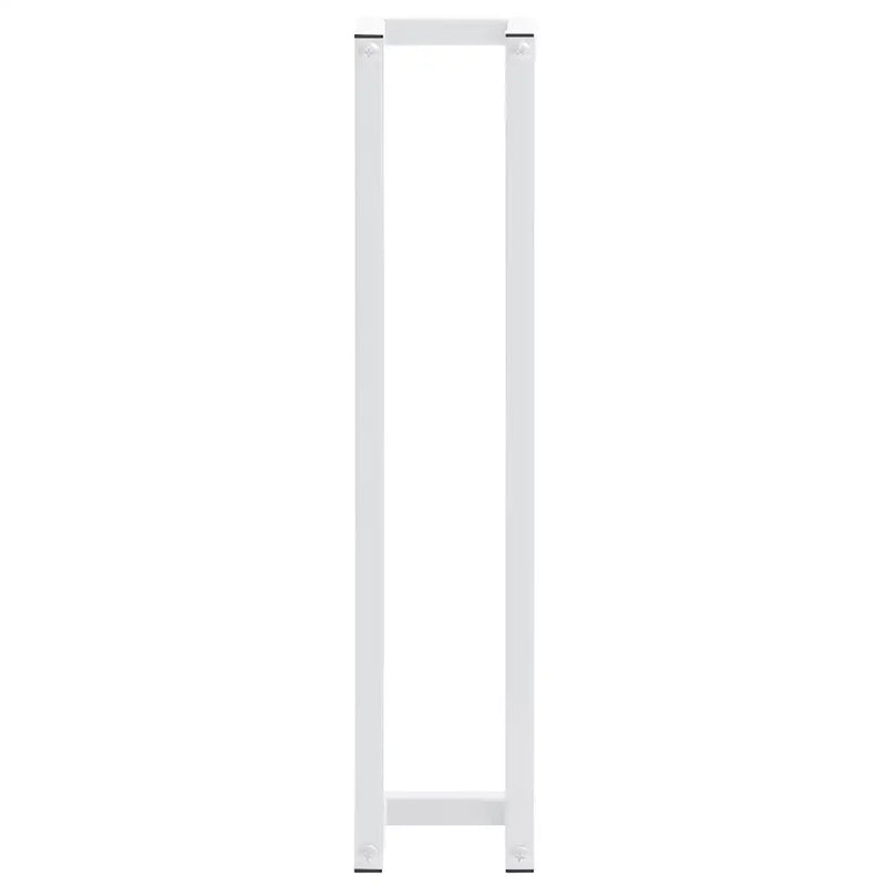 Towel Rack White 12.5x12.5x60 cm Steel