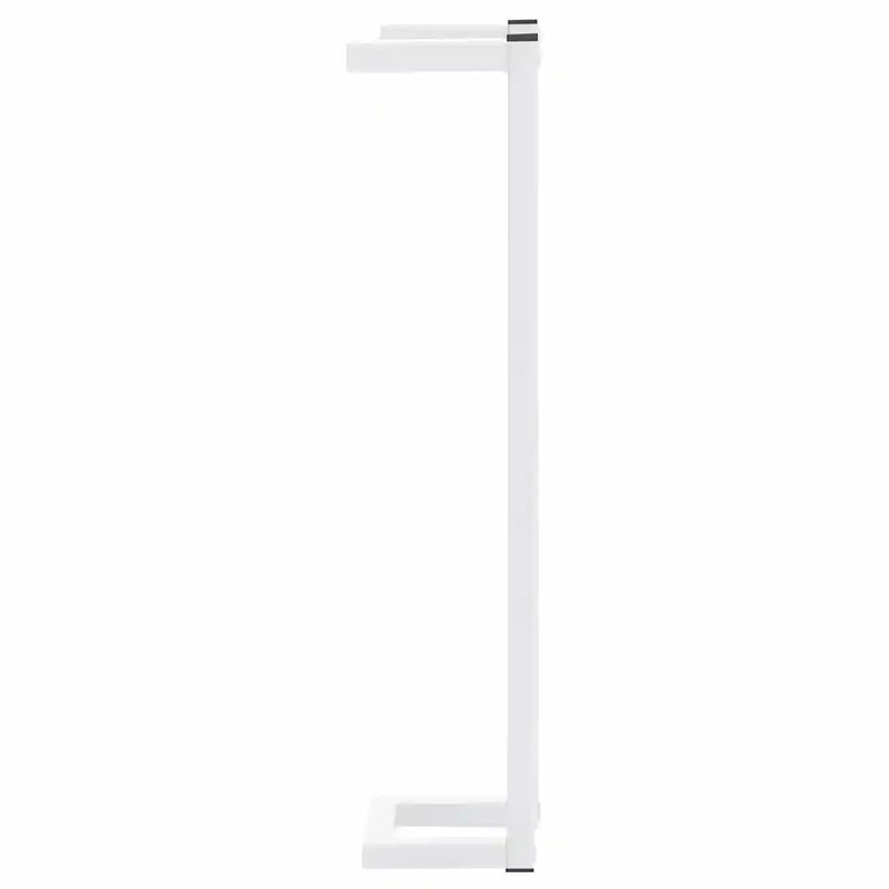 Towel Rack White 12.5x12.5x60 cm Steel