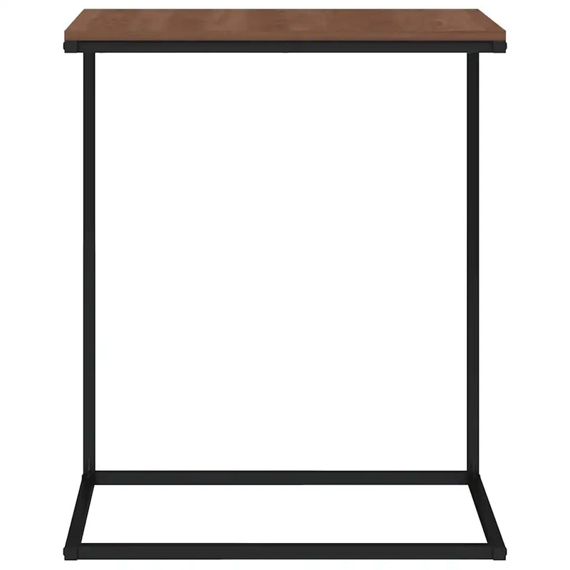 Side Table Black 55x35x66 cm Engineered Wood
