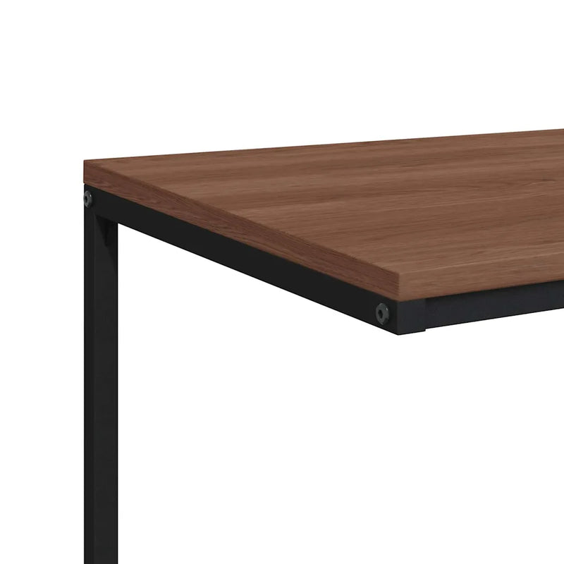Side Table Black 55x35x66 cm Engineered Wood