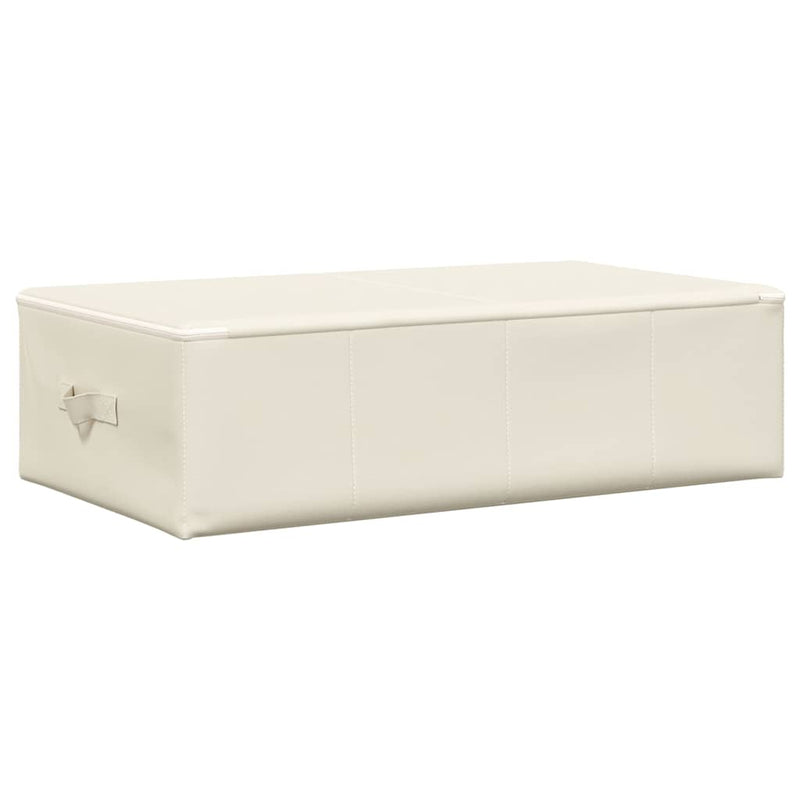 vidaXL Storage Box Fabric 70x40x18 cm Cream