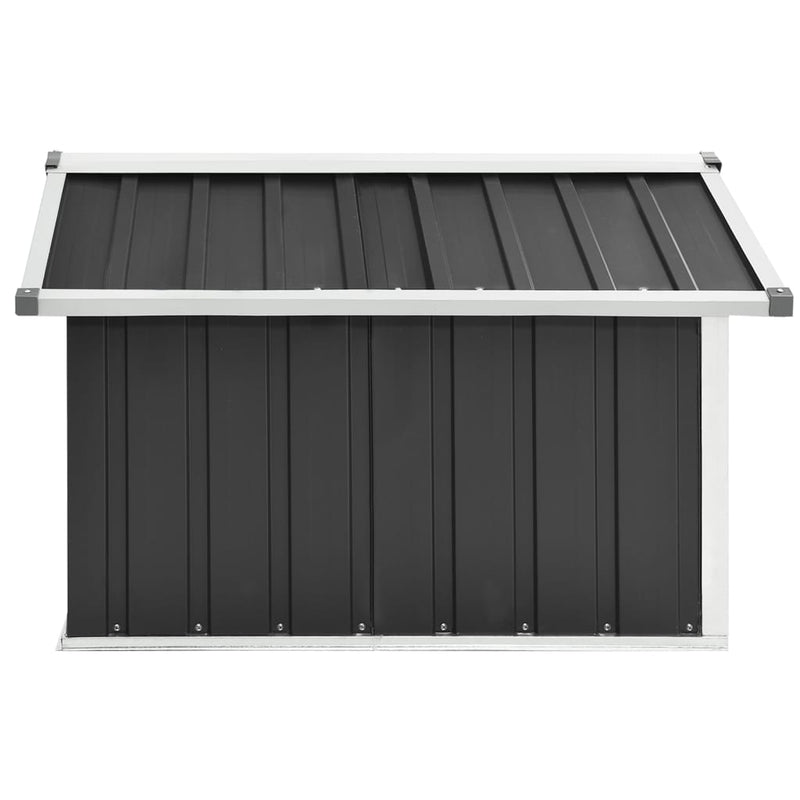 Garden Robot Lawnmower Shed 92x97x63 cm Galvanised Steel Anthracite