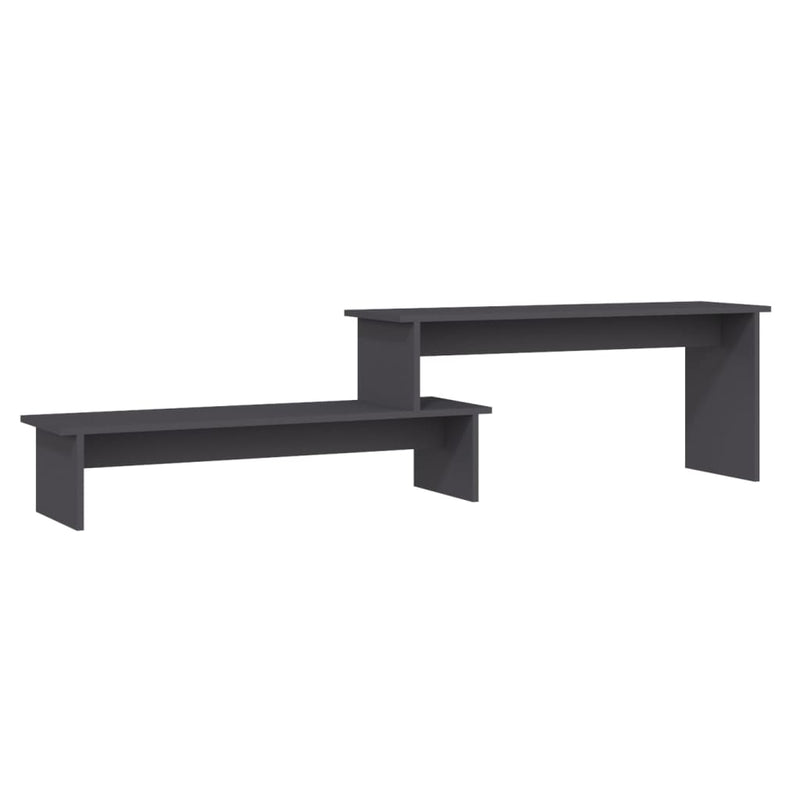 vidaXL TV Cabinet Grey 180x30x43 cm Engineered Wood
