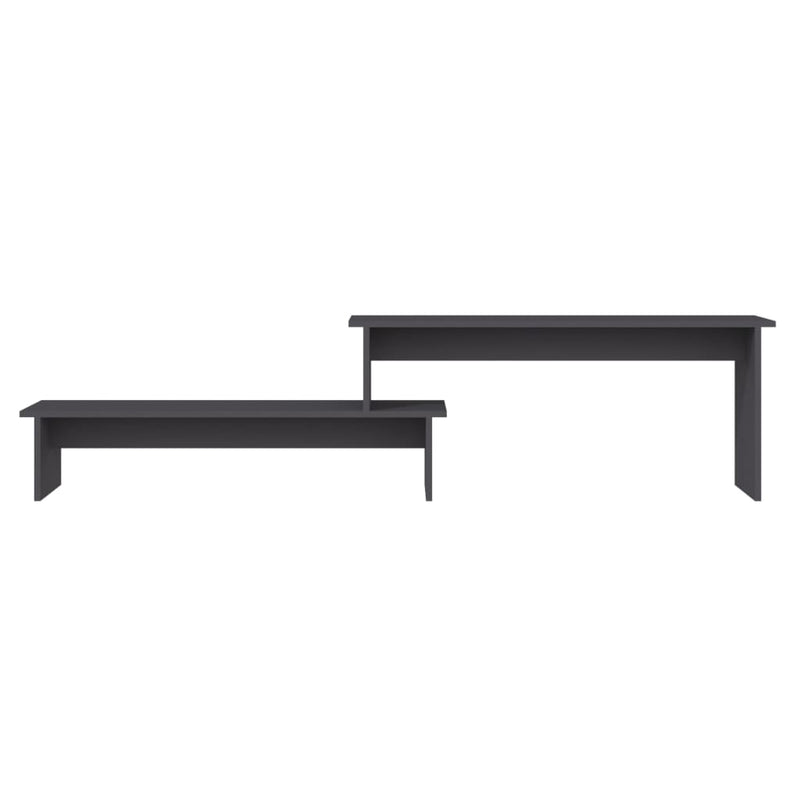 vidaXL TV Cabinet Grey 180x30x43 cm Engineered Wood
