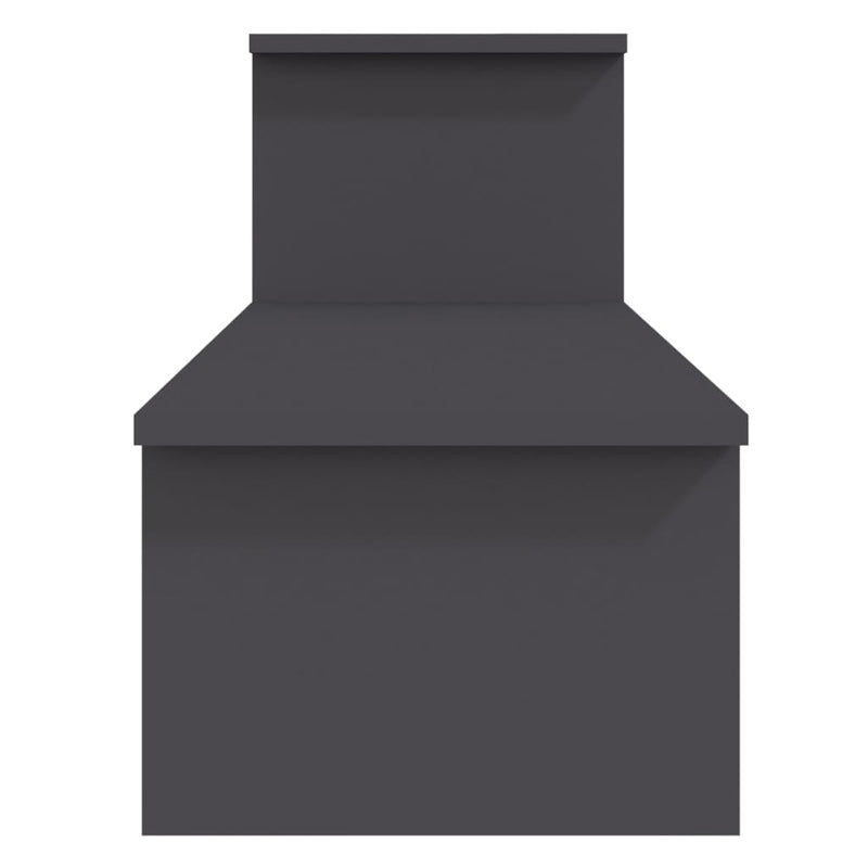 vidaXL TV Cabinet Grey 180x30x43 cm Engineered Wood